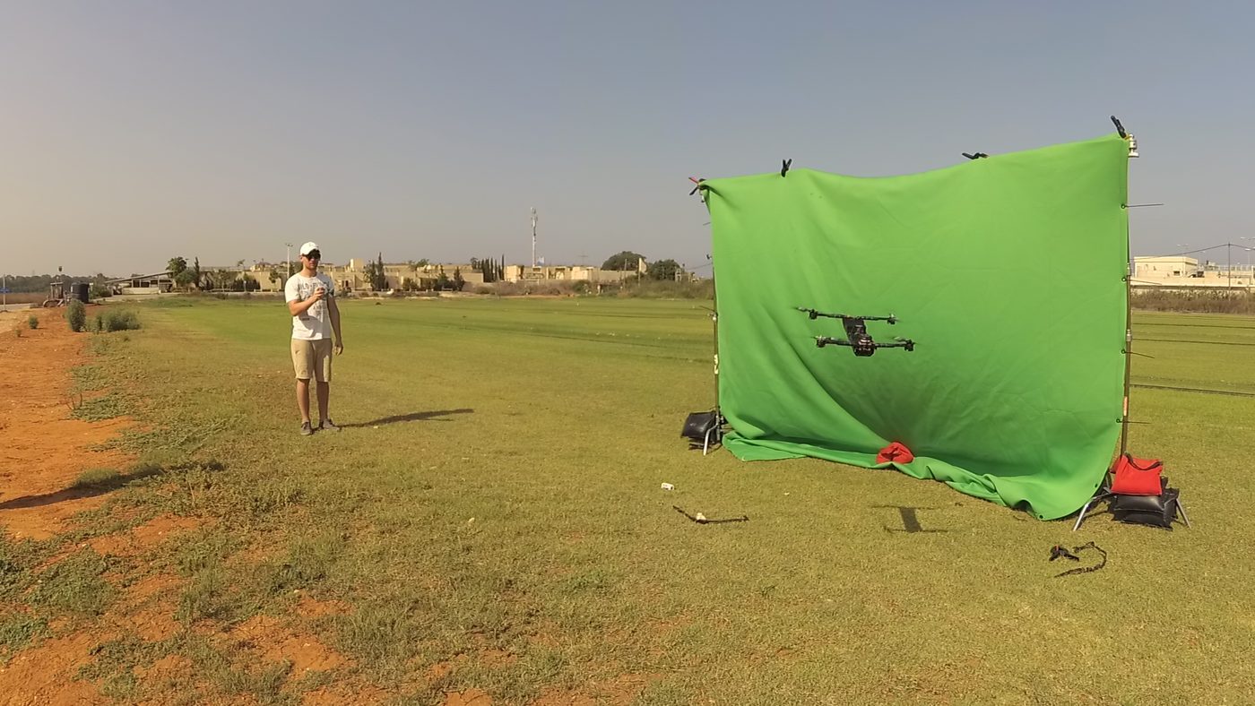 Spear foldable drone in its deployed state
