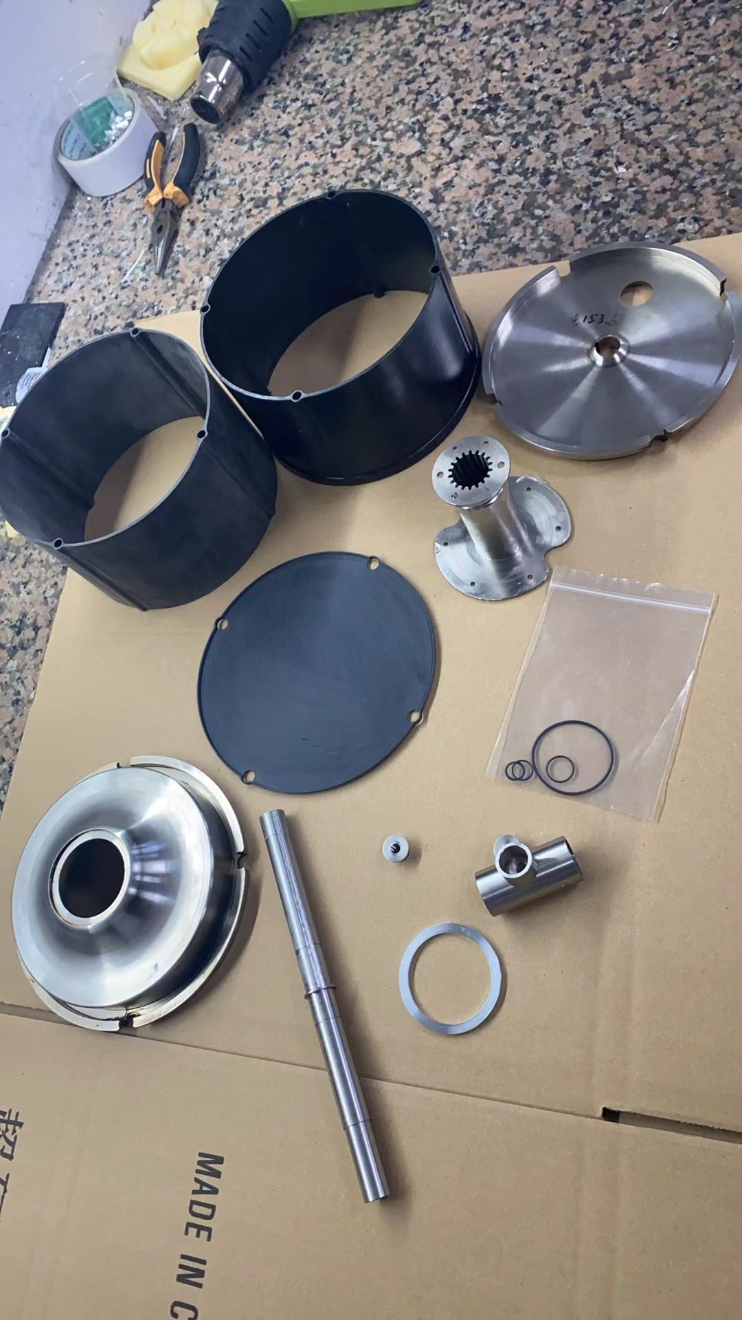 Sink grinding and rinse system — project photo 3
