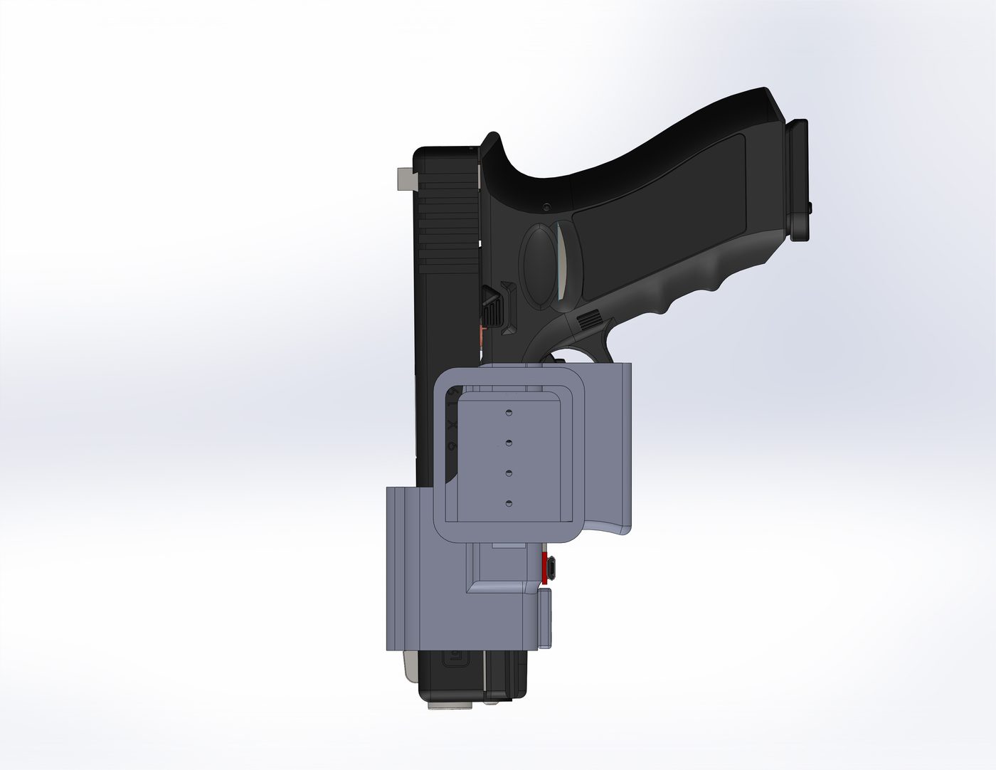 Smart gun holster — project photo 7