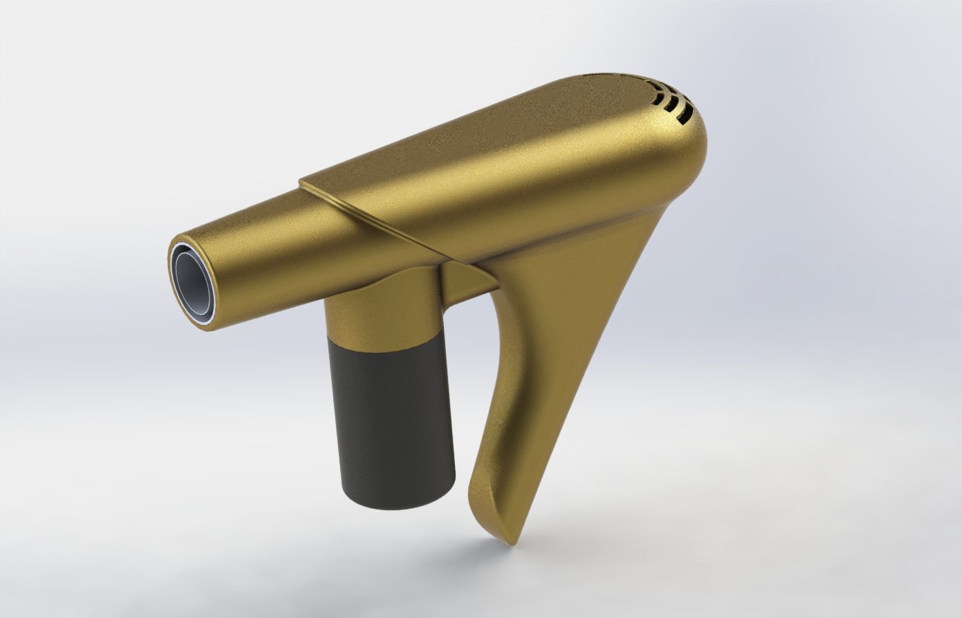 The portable gas-powered hair dryer